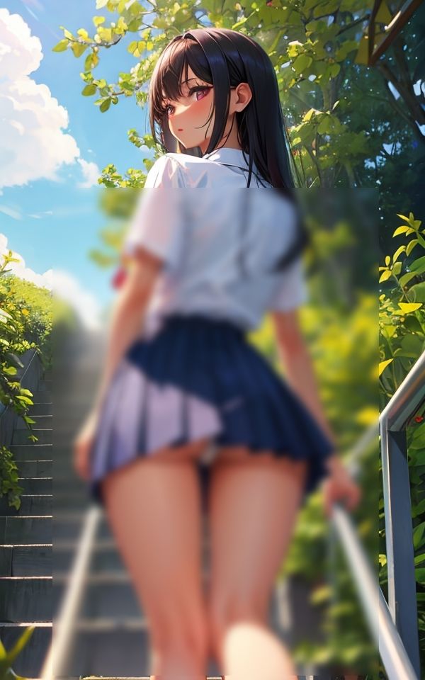 サンプル画像6:新生活は開放的 〜制服女子238人〜(スタジオ森の中) [d_368038]