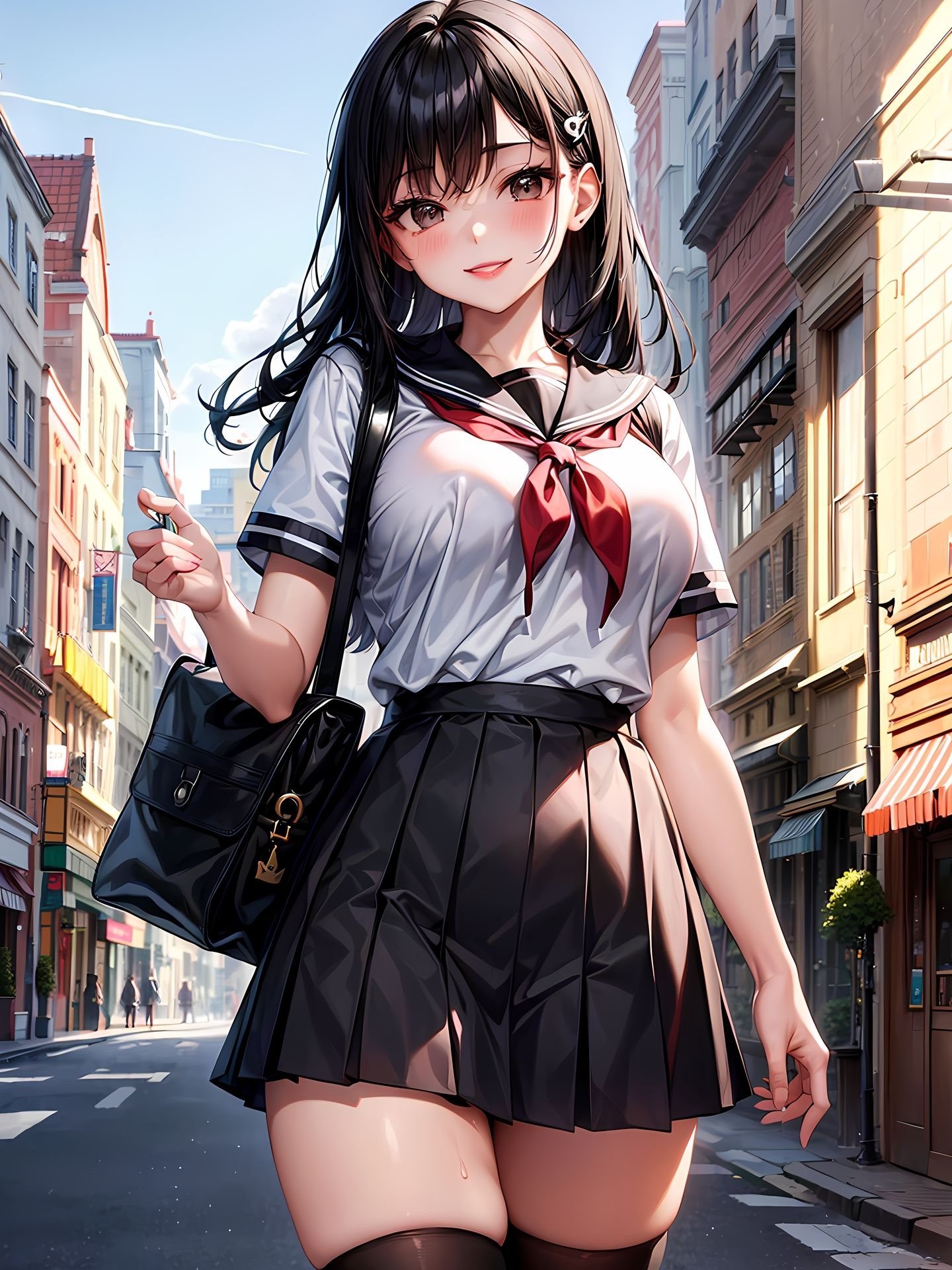 サンプル画像1:クラス一美少女の小悪魔同級生と付き合うことになったCG集(妄想サチュレーション) [d_368057]