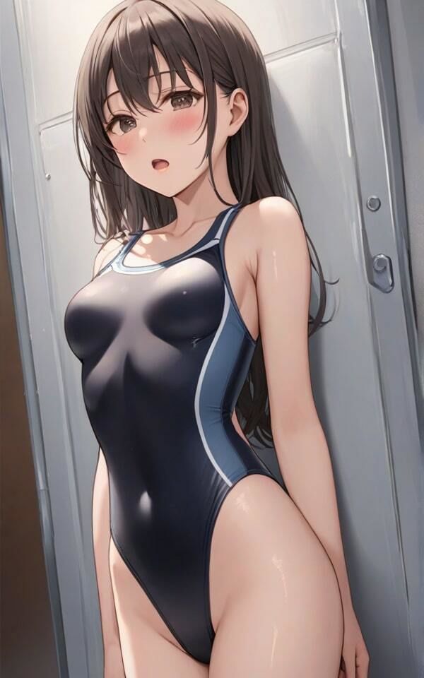 サンプル画像1:ピチピチ水着は好きですか？ 巨乳美女が見せつける！(青春の淡い光) [d_368244]