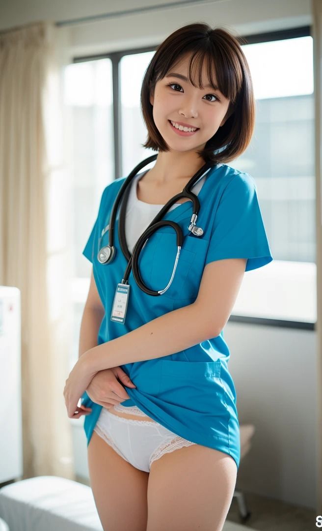 サンプル画像4:病院でナースがパンツ見せてくれた！【303名】(美女写真集) [d_368313]