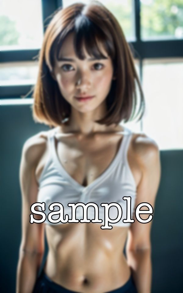 サンプル画像5:フィットネス特集！先生に練習をお願いしたら谷間がエロすぎた・・・23歳新人巨乳トレーナー(高級美女クラブ) [d_368314]