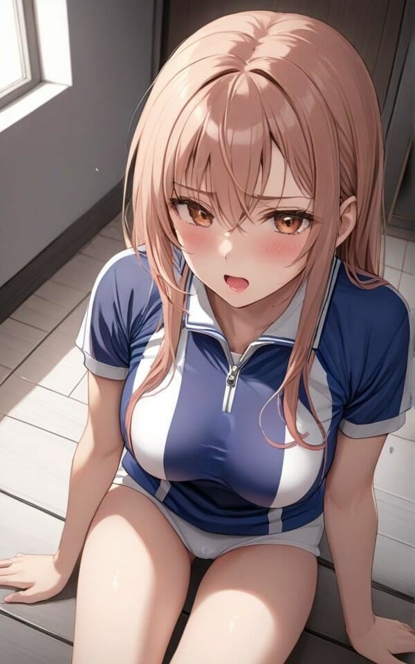 サンプル画像2:スポーツ美女の谷間など たまに、ノーブラだけどあまり見ないでネ！(半熟プリン) [d_368371]