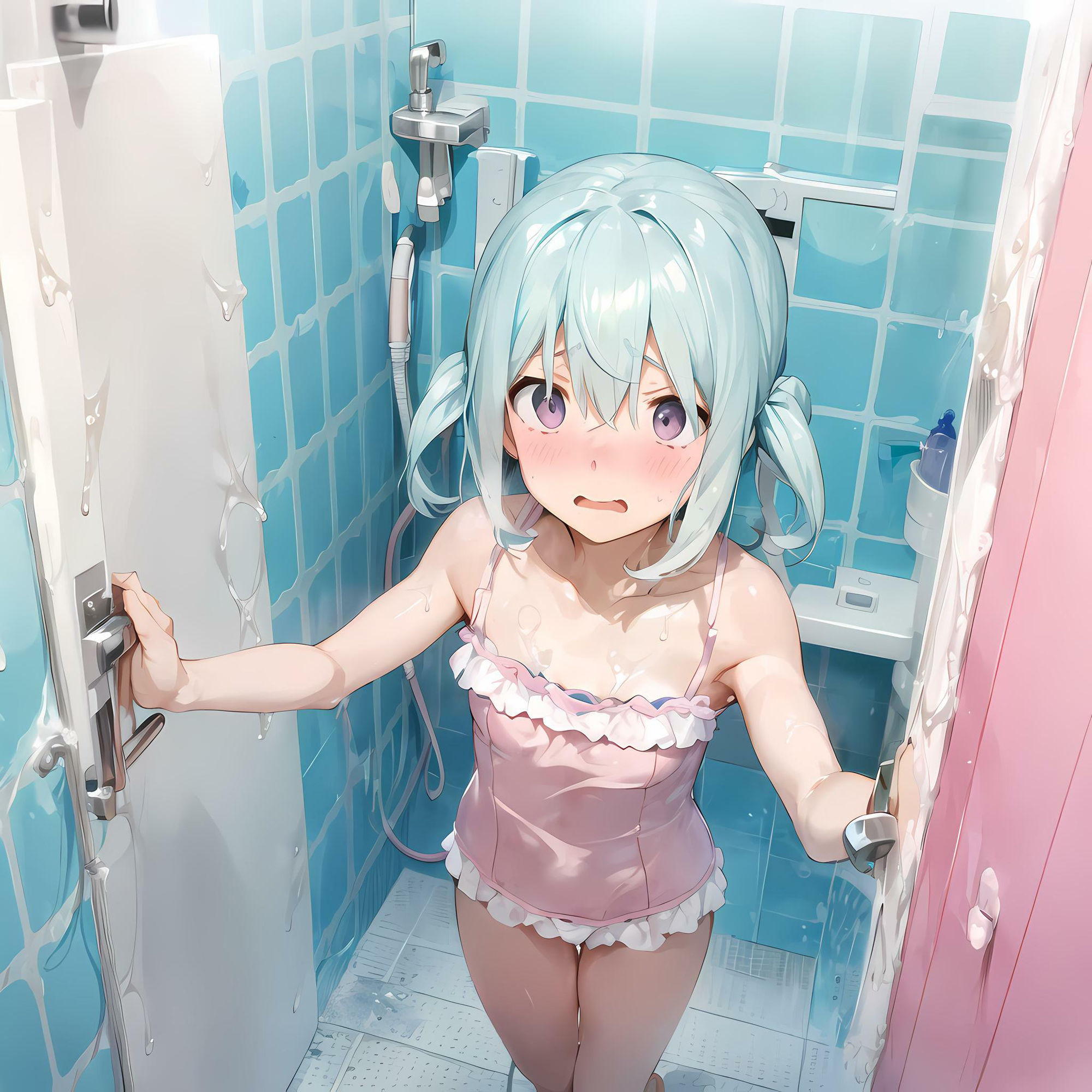 立ちバックふぇち 水着（泣き顔）編のサンプル画像 6