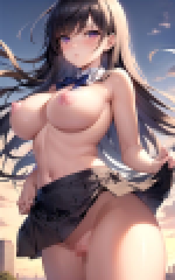 サンプル画像4:目の前の巨乳美女が脱ぎ出した件(淫乱の海) [d_368456]