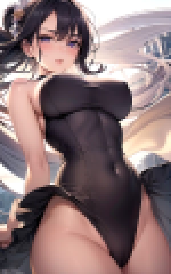 サンプル画像6:目の前の巨乳美女が脱ぎ出した件(淫乱の海) [d_368456]