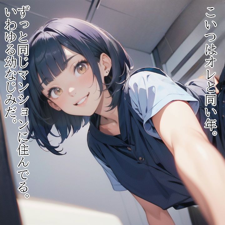 サンプル画像1:押しに弱すぎる幼なじみにおっぱい見せてくれと土下座した結果。(妖精召喚lab.) [d_368485]