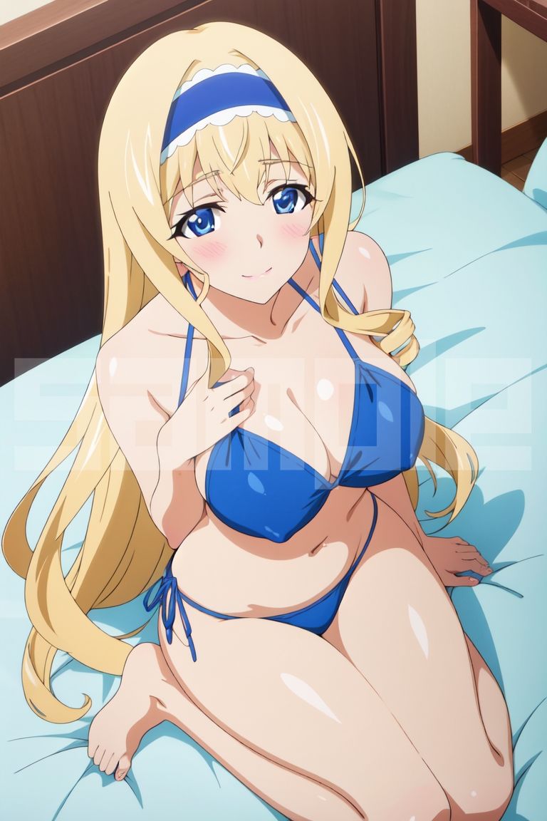 サンプル画像3:セシリアの夜伽 水着接待編(排便量管理人) [d_368487]