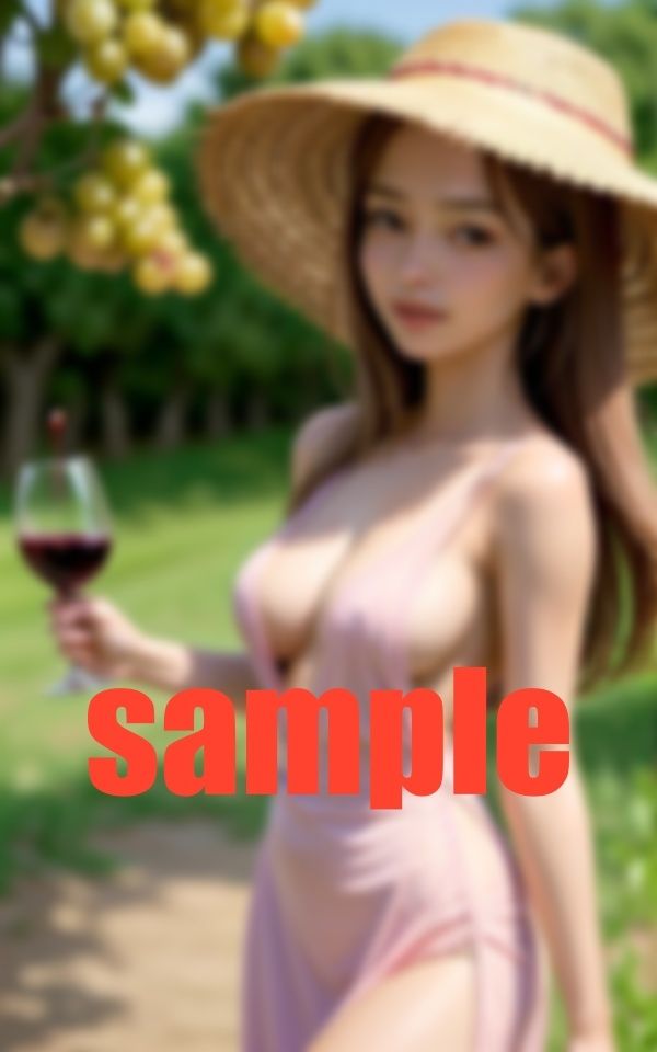 サンプル画像3:wine tasting！美女を嗜む(松竹梅15) [d_368616]