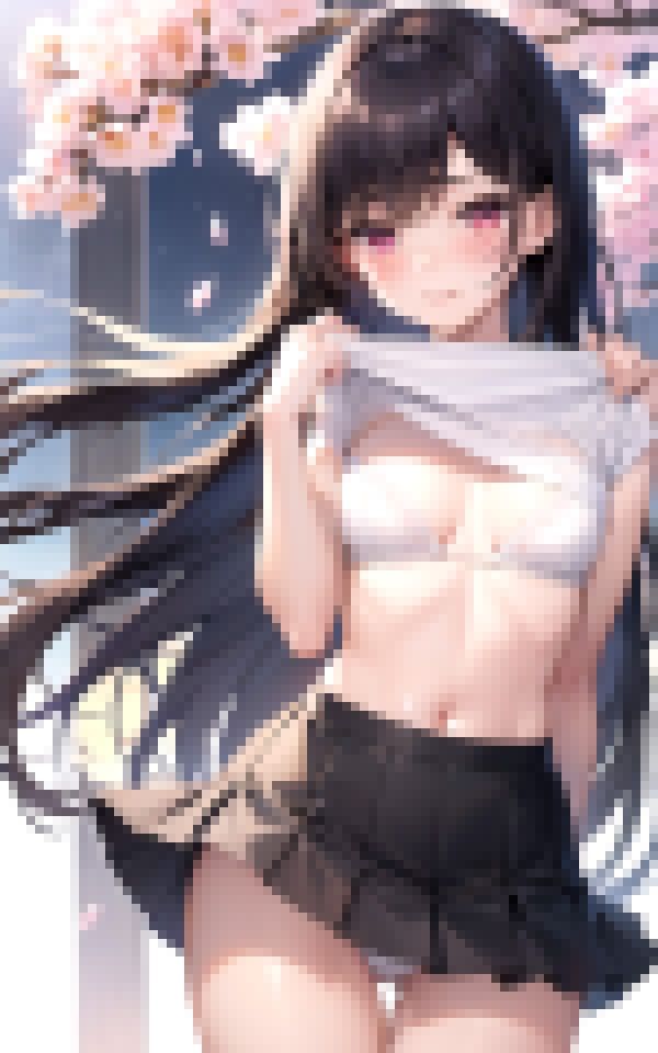 サンプル画像2:下から見る幼馴染みの性春パンツ(AI imagination) [d_368662]