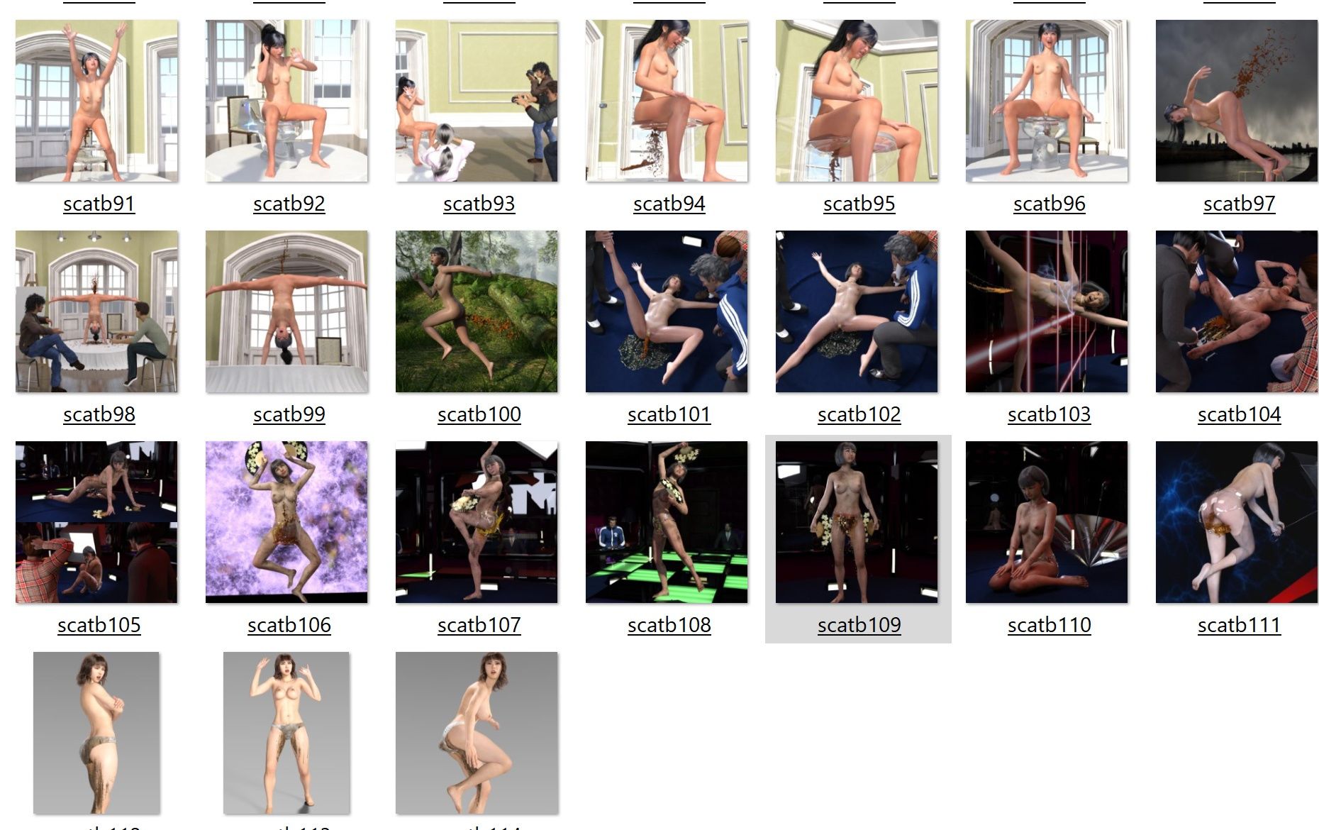 サンプル画像4:2020年 脱糞娘 総集編画像集(β-かざは) [d_368670]