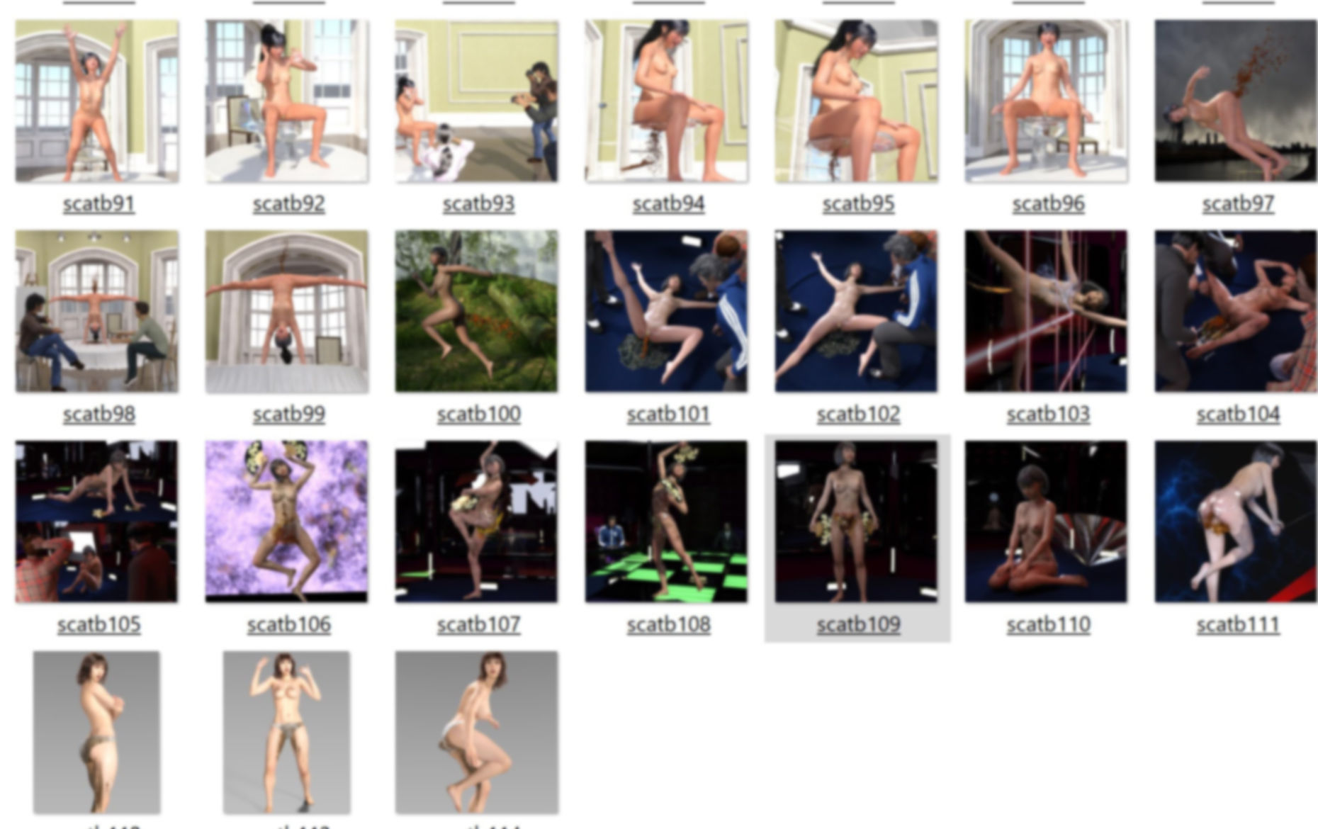 サンプル画像3:2020年 脱糞娘＋放尿娘 総集編画像集(β-かざは) [d_368683]