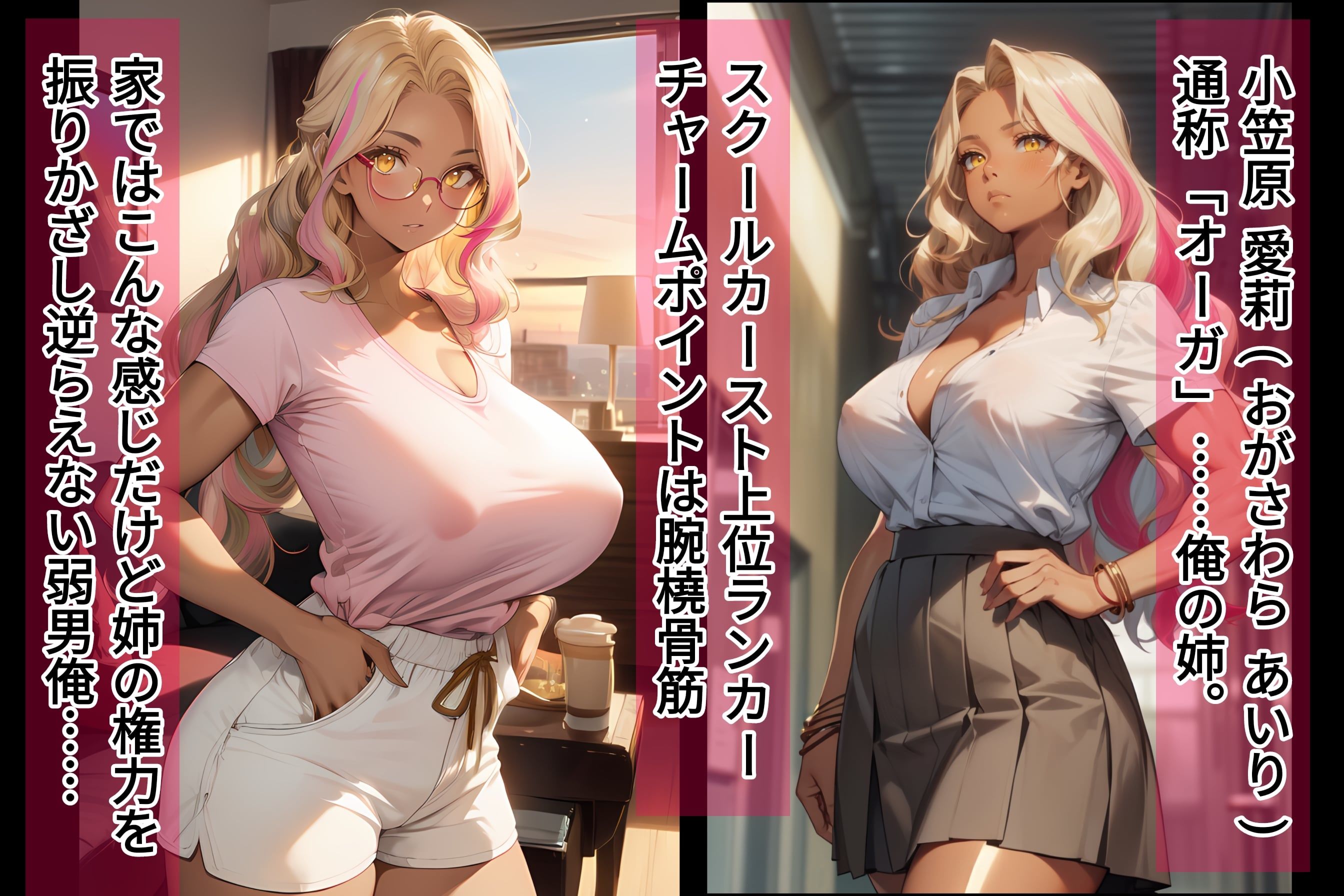 サンプル画像1:つよつよ鬼ギャル姉がムカツクので仕返しにトロ顔キメさせた話(mamaya) [d_368697]