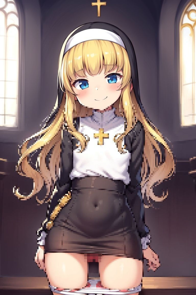 サンプル画像6:美少女シスターたちの性奉仕(やらシコ) [d_368721]