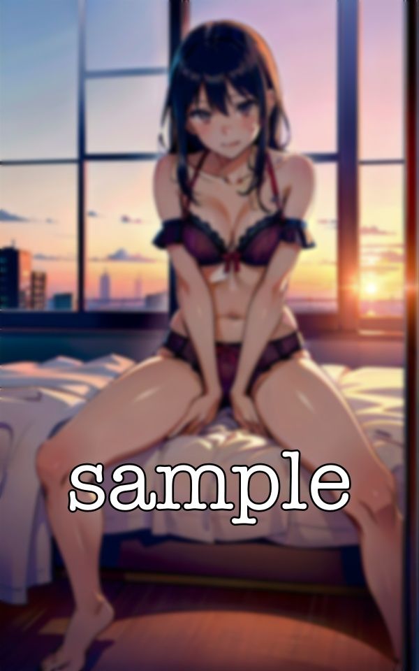 サンプル画像6:下着スペシャル！Eカップのおっぱいのエロキャラ！朝方から開脚したらまんこの筋がくっきりと・・・(人生にSEX捧げてます編集部) [d_368738]