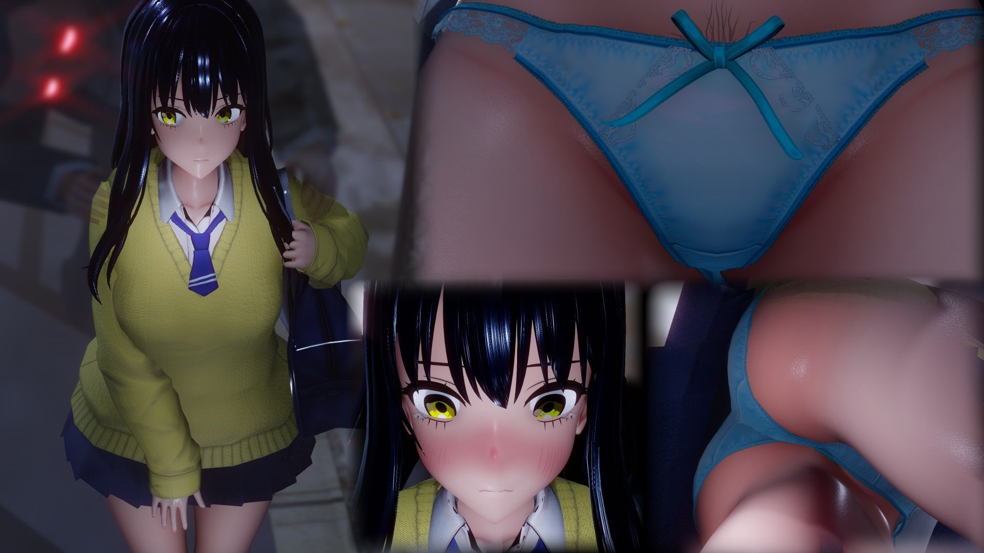 サンプル画像1:霊感少女と変態霊(はやぶさん) [d_368763]