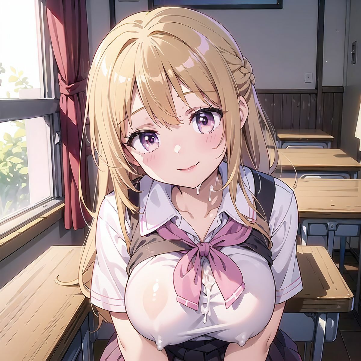 サンプル画像4:現役JKアイドルがリフレでナマOKの裏オプしてくれたら(みたらしあんこ) [d_368811]