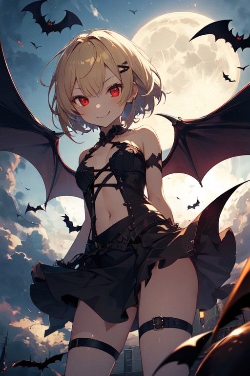 サンプル画像3:吸血鬼ちゃんのえっちな画像(ニワトリドリーム) [d_368897]