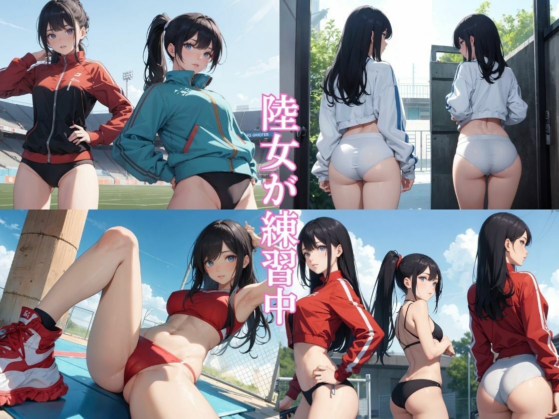 サンプル画像1:陸上女子ぐちょぬれ強化合宿(せ汁) [d_368899]