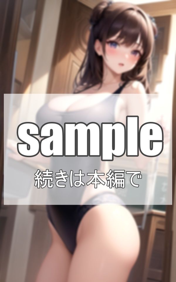 サンプル画像5:美乳なお嬢様の ムチムチ水着集(淫想AI宮殿) [d_368909]