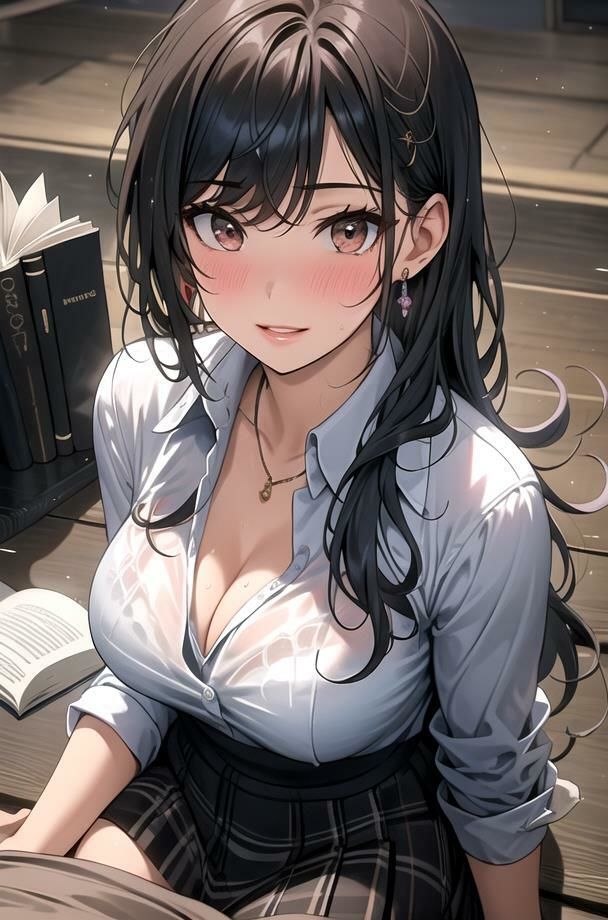 サンプル画像3:【あつがりな私たち】 地球温暖化は深刻化 日本の南に位置する私たちの学校は サウナ状態 服より命を優先した私達が直面したのは カラダの温暖化問題でした・・ ＃5(スタジオかぐや) [d_368946]