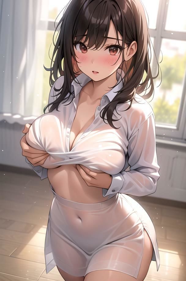 サンプル画像4:【あつがりな私たち】 地球温暖化は深刻化 日本の南に位置する私たちの学校は サウナ状態 服より命を優先した私達が直面したのは カラダの温暖化問題でした・・ ＃5(スタジオかぐや) [d_368946]