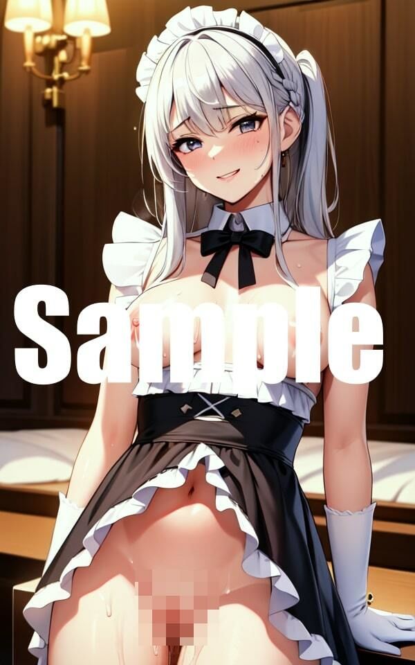 サンプル画像1:ご主人様に仕える美女メイド(エロアニメの館) [d_368960]