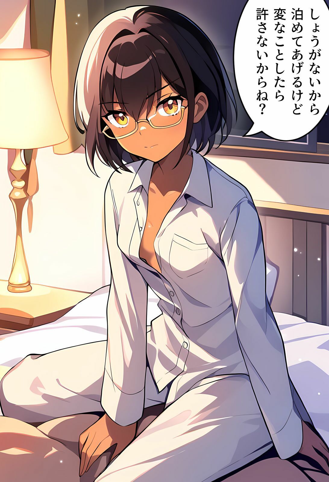 サンプル画像5:色気はないけどエッチな子(褐色眼鏡工房) [d_368970]