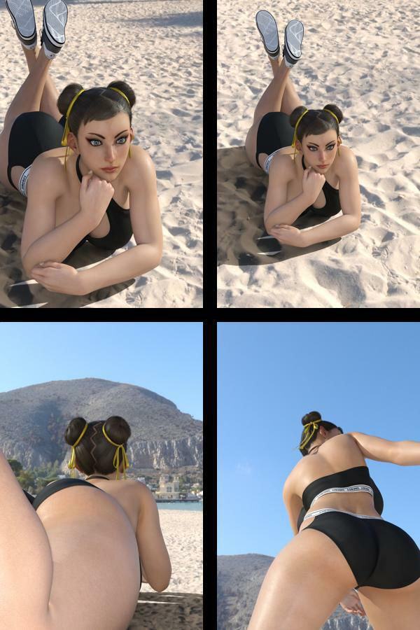 サンプル画像2:中華格闘女性のフェティッシュ写真集 Fight-01(Ozone_Layer) [d_368972]