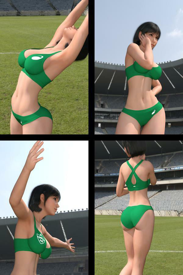 サンプル画像2:フェティッシュ陸上女子写真集『霧島愛結衣（きりしまめい）』Sporty（スポーティ）-02(Ozone_Layer) [d_368976]