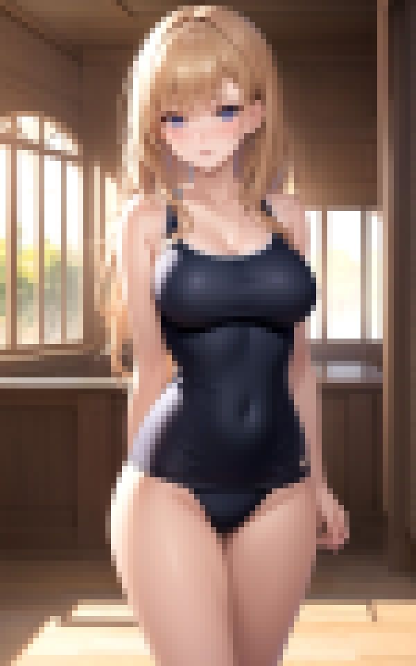 サンプル画像2:天然爆乳素人ちゃんの水着撮影？？(エロAIエディションズ) [d_369040]