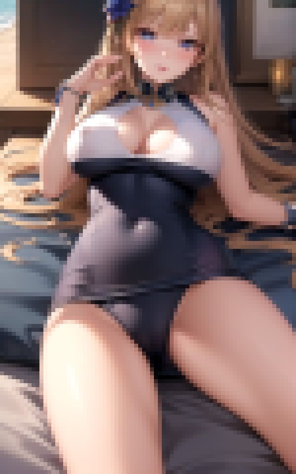 サンプル画像4:天然爆乳素人ちゃんの水着撮影？？(エロAIエディションズ) [d_369040]