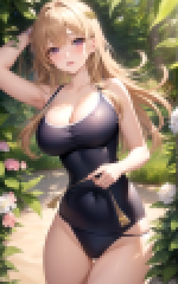 天然爆乳素人ちゃんの水着撮影？？のサンプル画像 6