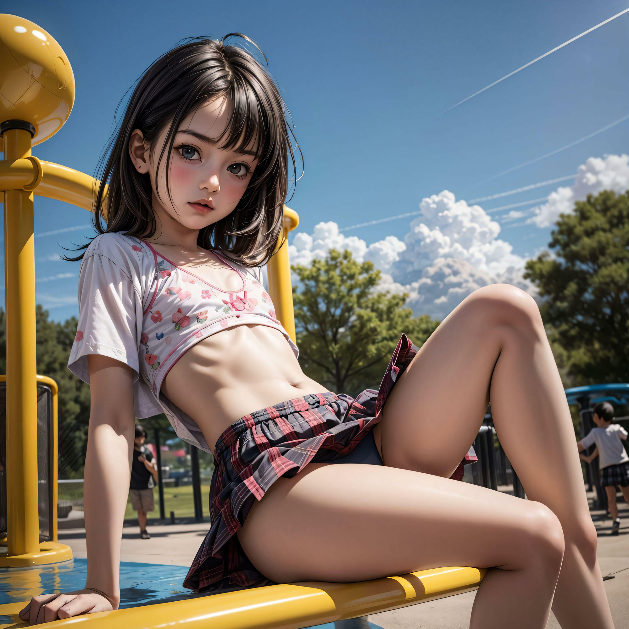 サンプル画像1:寂しそうなひよこが公園にいたので(コンクラーヴ) [d_369063]