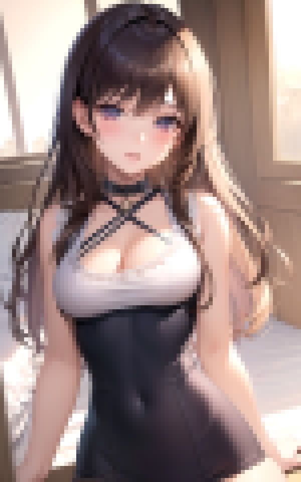 サンプル画像1:妹にスク水を着させてみました。(艶技のマトリクス) [d_369067]