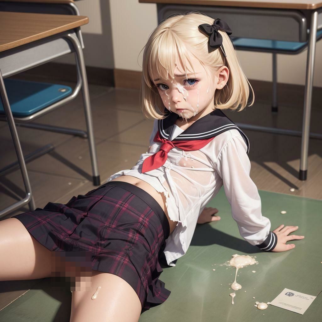 サンプル画像3:学校の肉便器さん(情熱ニクス) [d_369079]