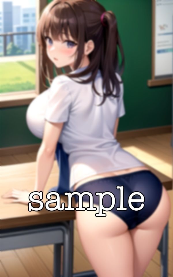 サンプル画像5:生着替え中の教室！体育の授業前にJKの着替えを覗いてみたら・・・(激安変態仮面) [d_369125]