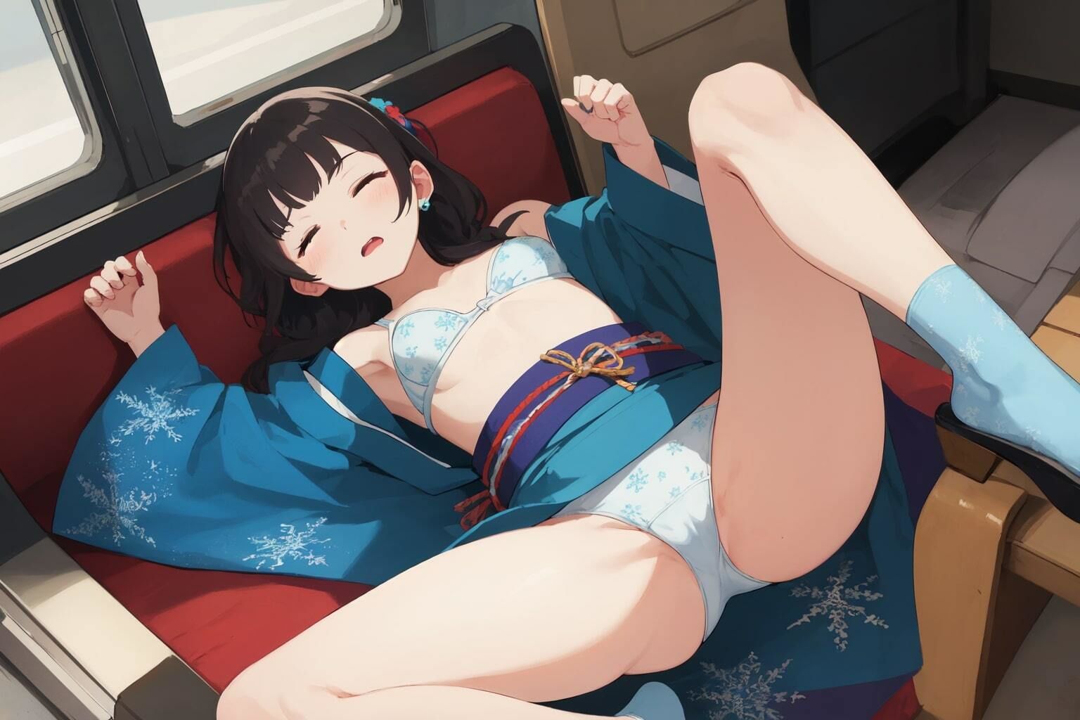 サンプル画像4:居眠り女子盗撮日誌(Neue-Studio) [d_369204]