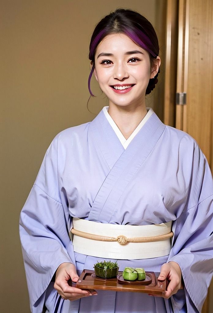 サンプル画像1:コスプレ天国〜高級料亭の女将 編 vol.1(働く女性) [d_369253]