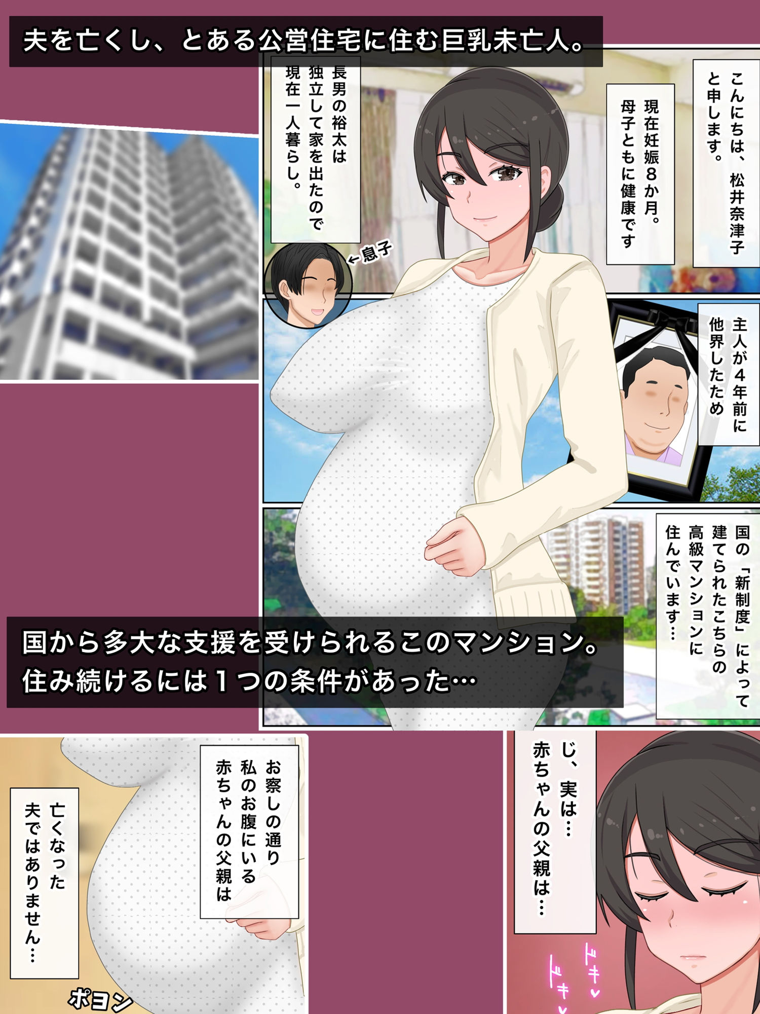 サンプル画像2:息子の友達と種付けセックス子作りマンションの巨乳母2(西門家) [d_369267]