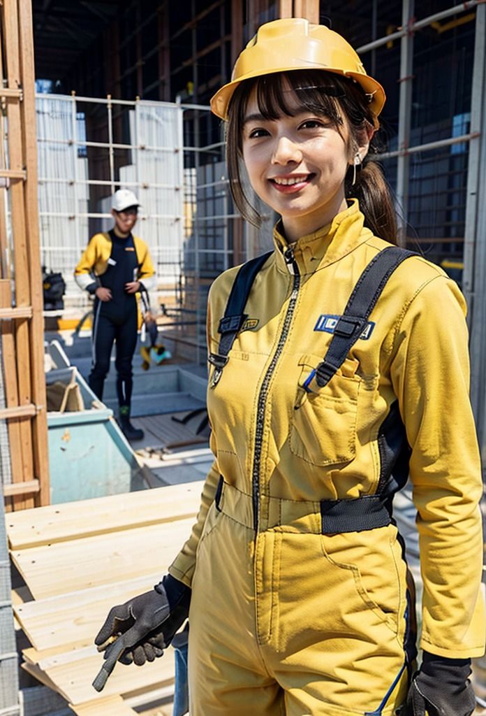 サンプル画像5:コスプレ天国〜土木作業員 編 vol.1(働く女性) [d_369278]