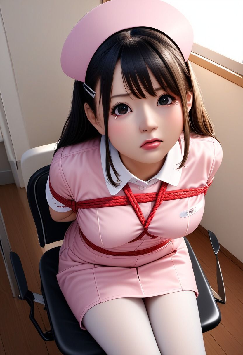 サンプル画像1:今日もまた縛られちゃいました〜ナース編〜(くろねこ倶楽部) [d_369314]