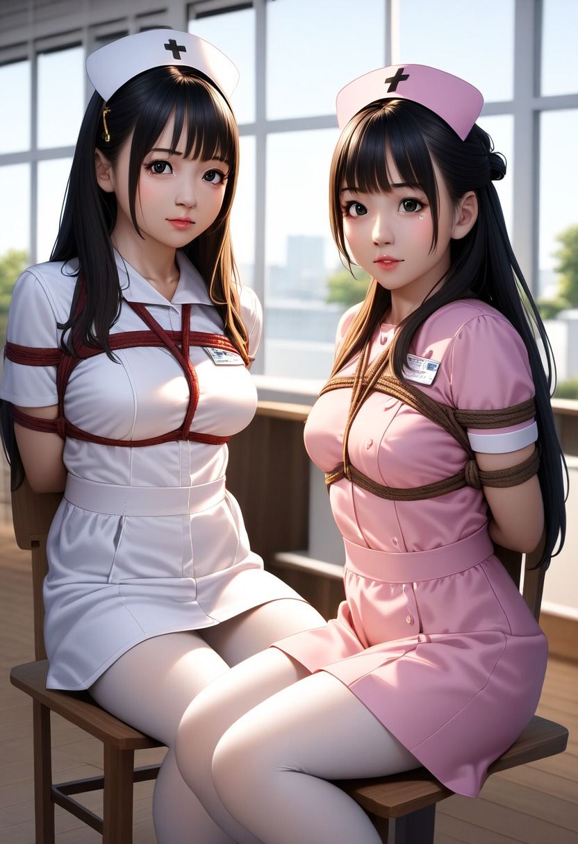 サンプル画像5:今日もまた縛られちゃいました〜ナース編〜(くろねこ倶楽部) [d_369314]