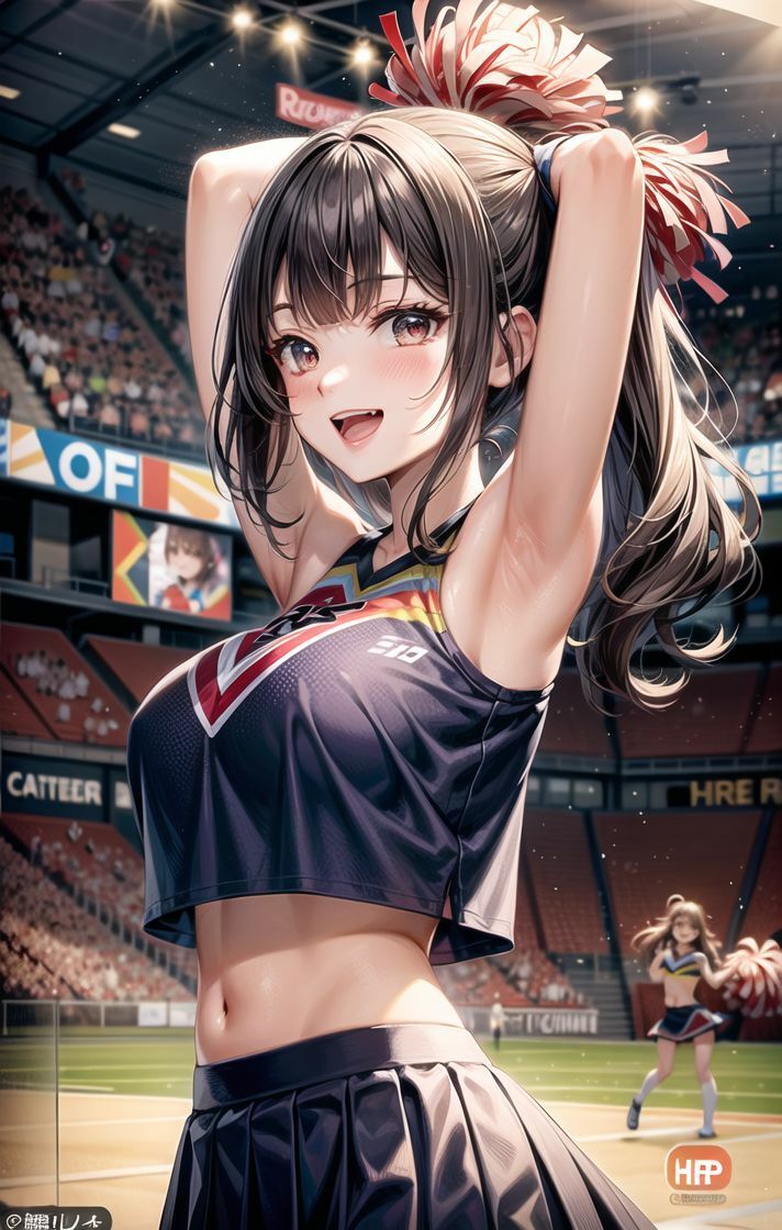 サンプル画像3:チアガールと夏の秘め事(えっちらおっちら) [d_369444]