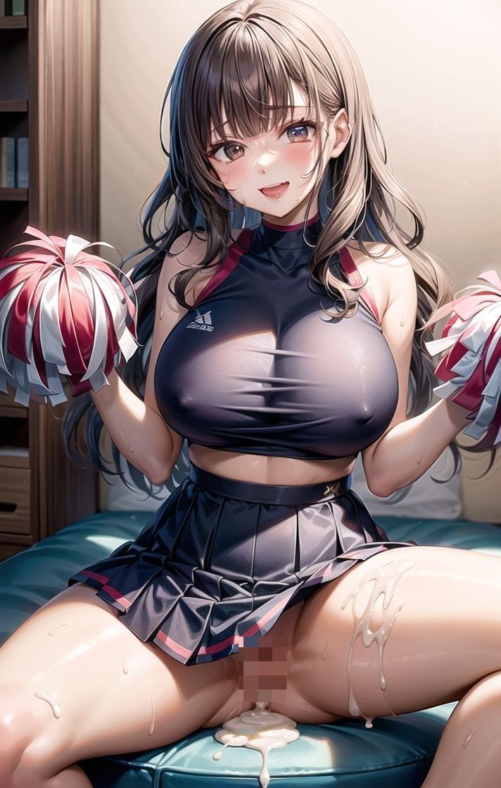 サンプル画像5:チアガールと夏の秘め事(えっちらおっちら) [d_369444]