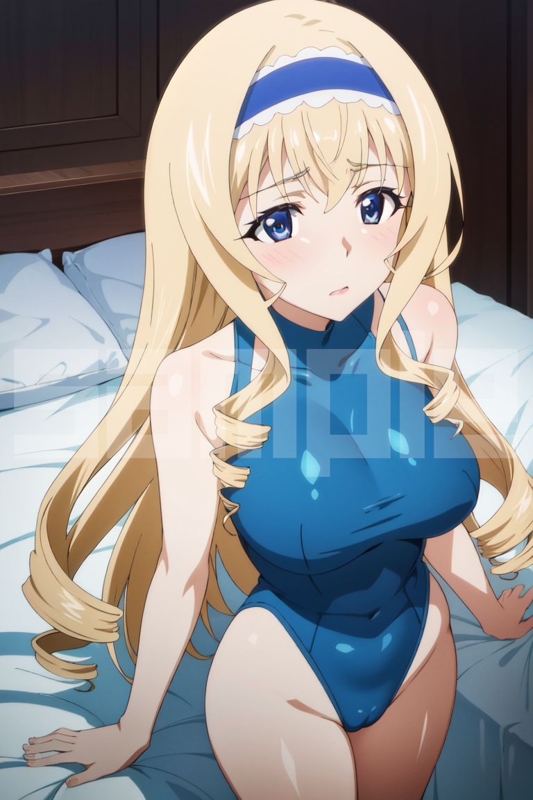 サンプル画像4:セシリアの夜伽 パイロットスーツ接待編(排便量管理人) [d_369512]