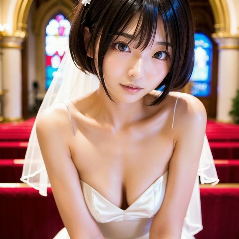 サンプル画像4:純白なわたし 結婚しよう(柴崎莉子) [d_369518]