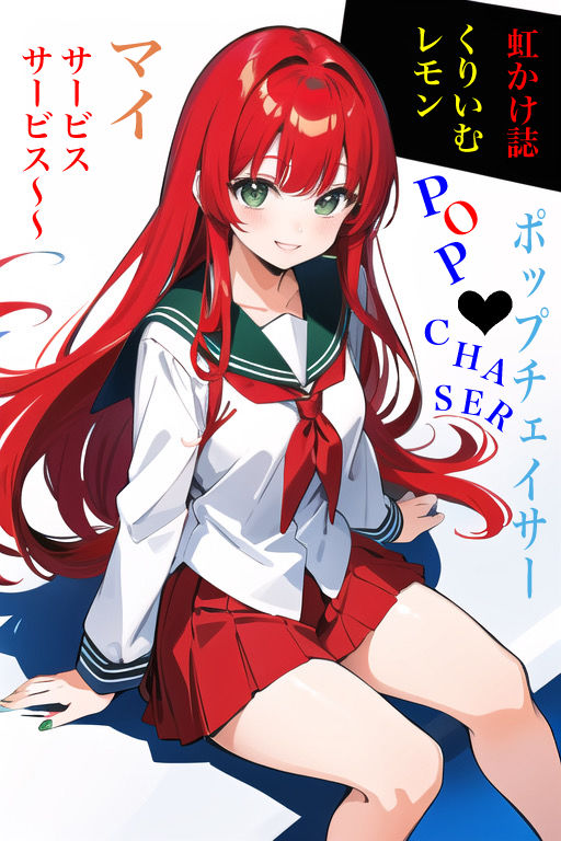 サンプル画像1:虹かけ誌 くりいむレモン イラスト集 ポップチェイサー マイ サービス、サービス〜〜(九情承太郎商店) [d_369521]