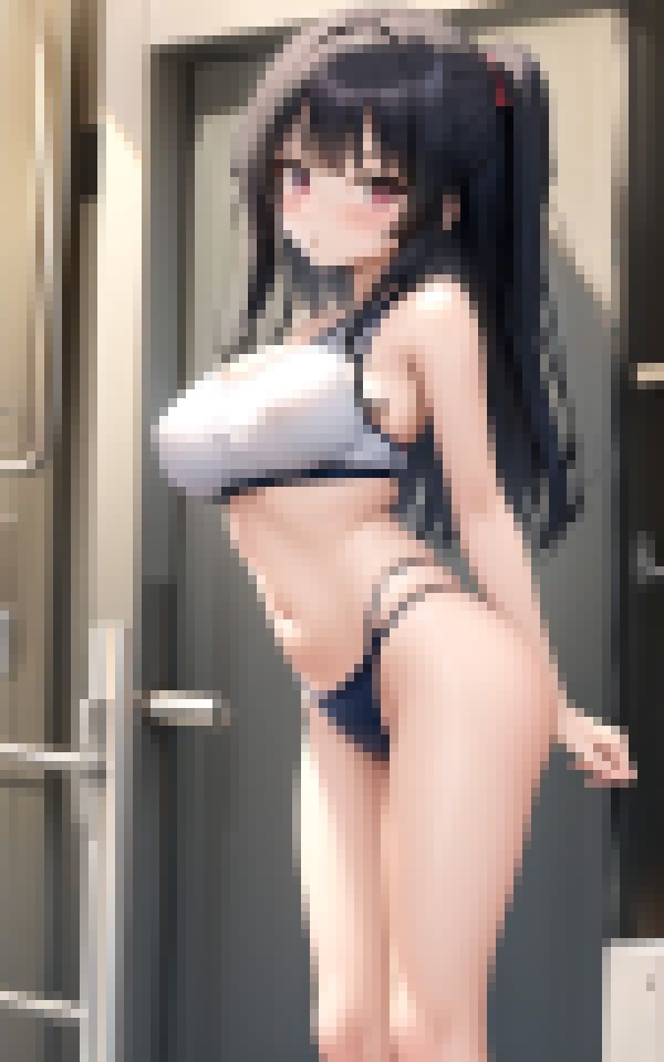 サンプル画像4:ロリ巨乳ビッチ！童顔の姉はプールで男子を誘惑ぱふぱふ(インフォエロティカ) [d_369534]