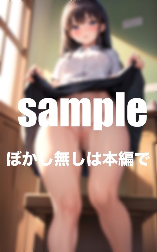 サンプル画像2:美少女JKのスカートたくし上げ集 どのマ？？コが好き？(かみなり) [d_369546]