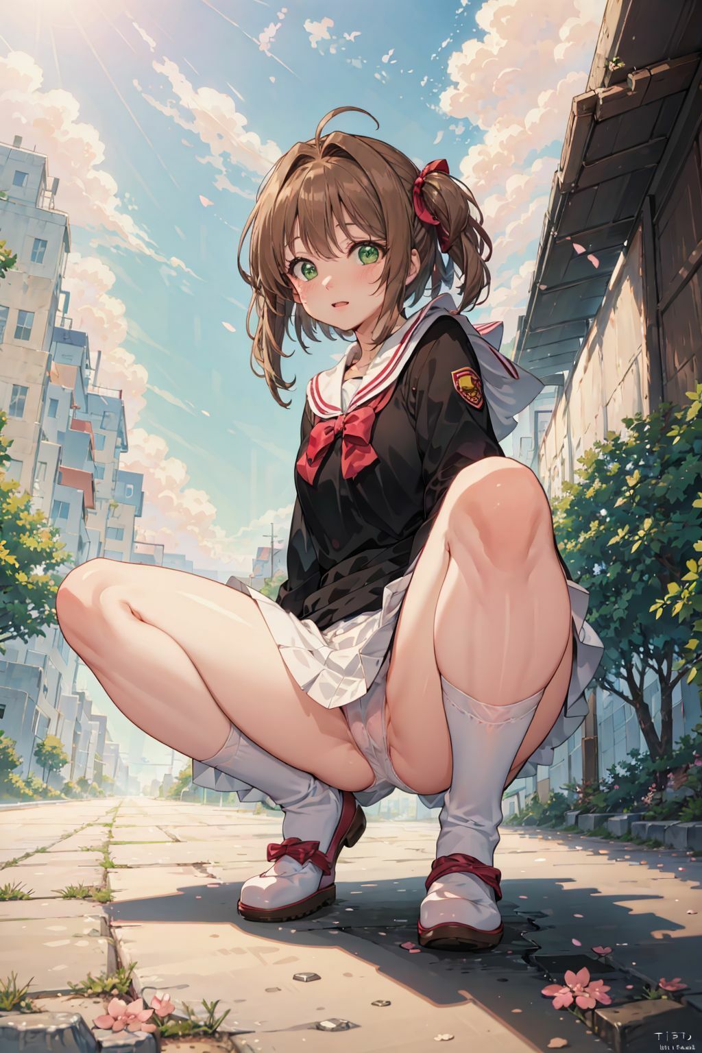 サンプル画像1:同人さ〇らちゃんコスプレ集(ゆるふわAI) [d_369580]